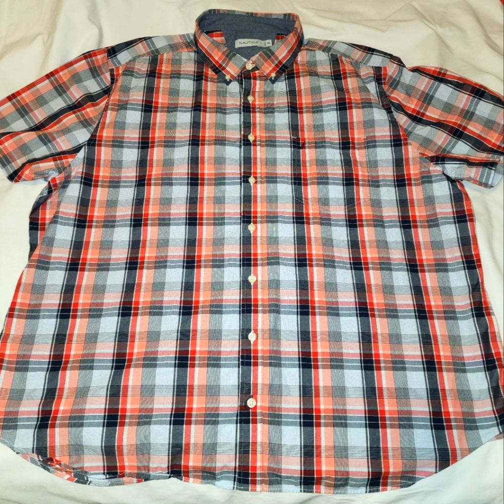 Nautica Size 3XL Short Sleeve Shirt